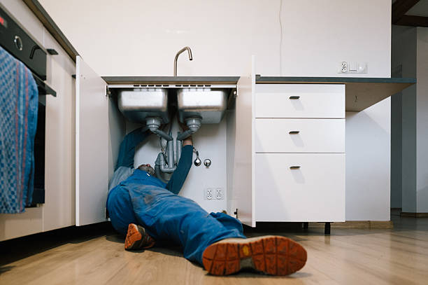 Professional Drain Cleaning technician working in Virden, IL
